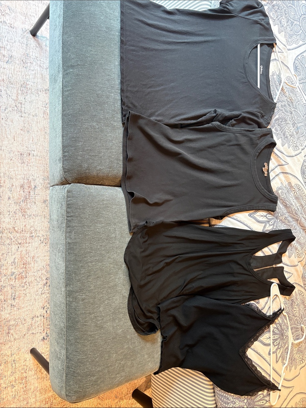Bundle of Black Women's 4 Piece Tank & Tee Set - Everyday Basics quince Lila P